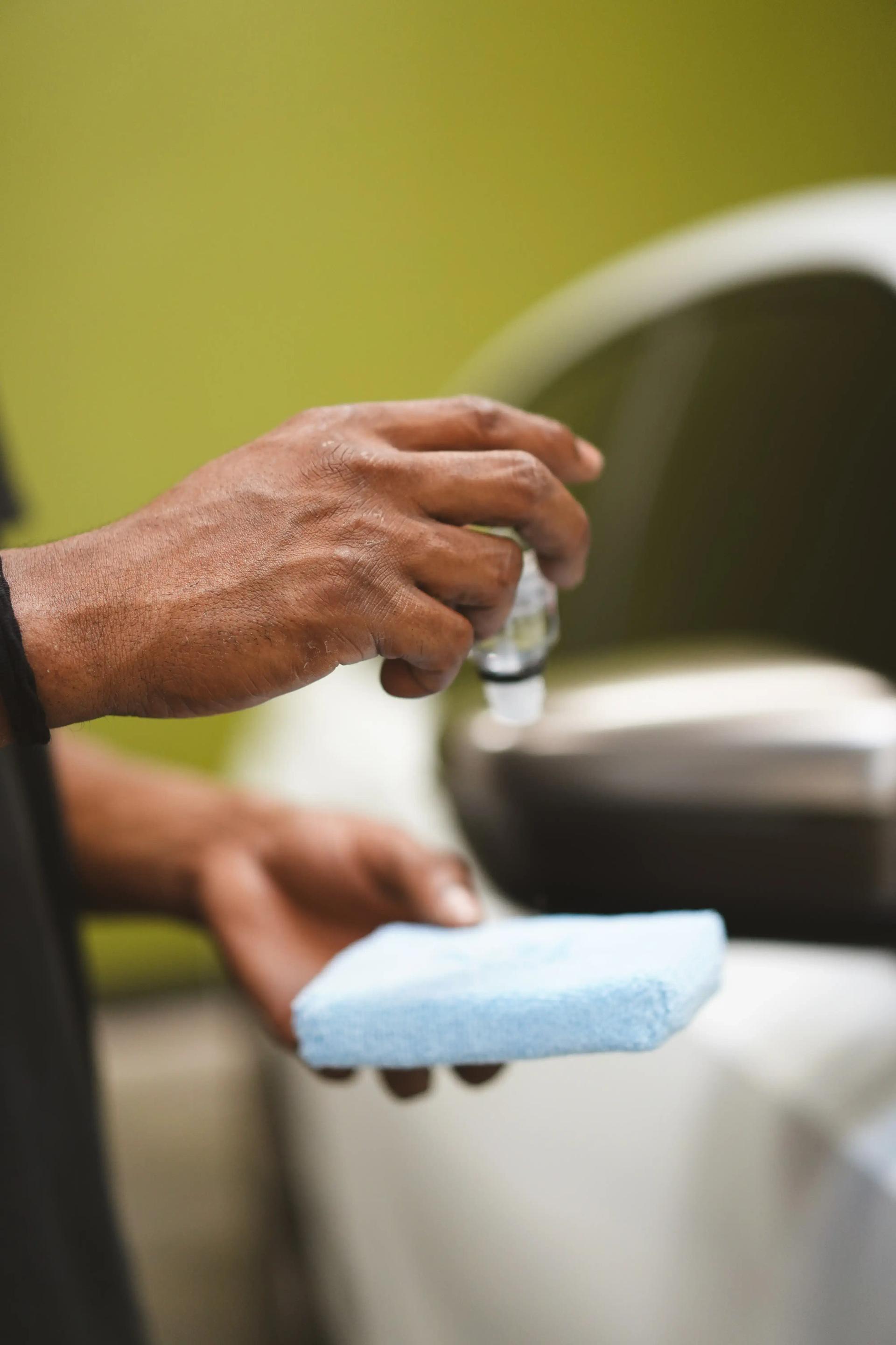 Ceramic coating application process - Professional nano-ceramic technology with 9H hardness and enhanced gloss protection