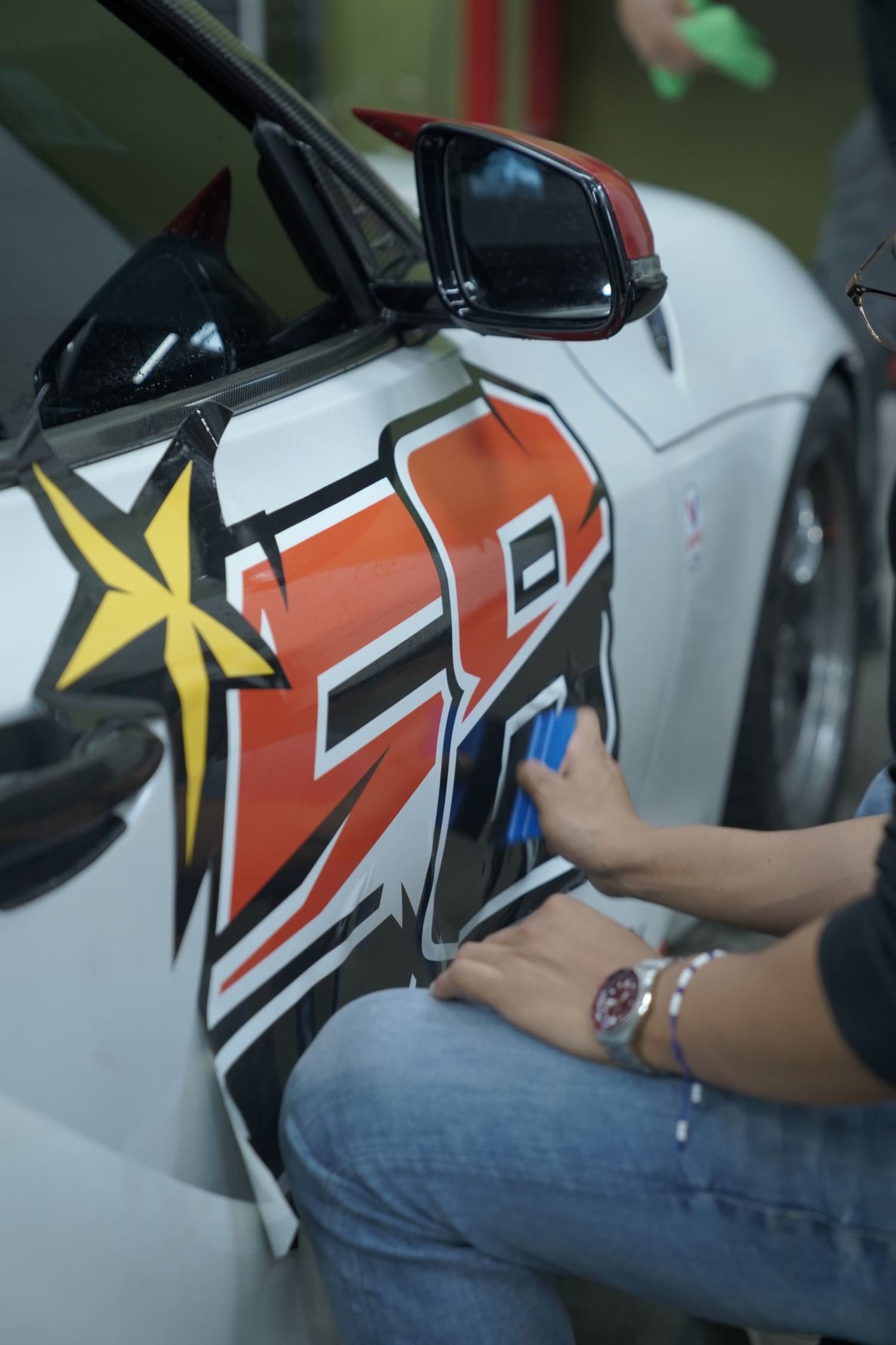 Vinyl wrap work by Minty Precision